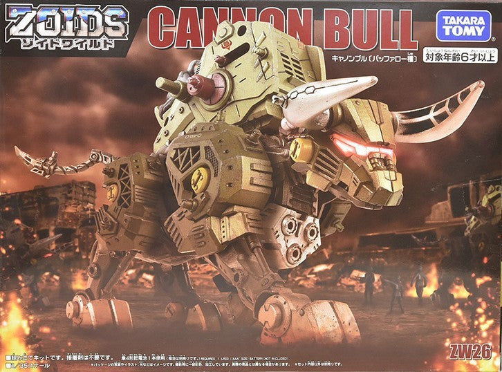 ZW26 Cannon Bull Model Kit  Zoids Wild  Takara Tomy Zoids