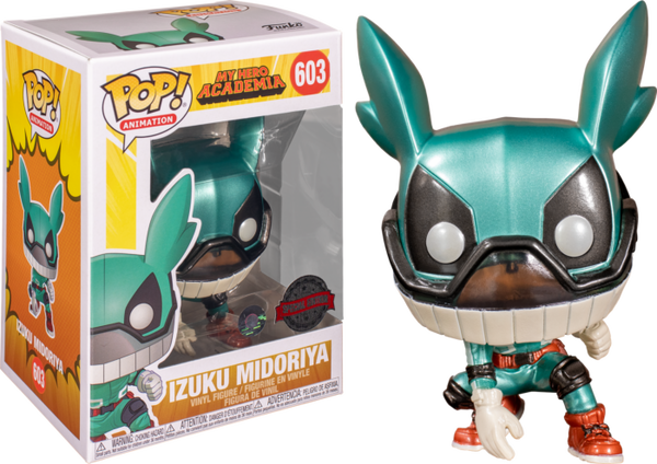 My Hero Academia - Izuku Midoriya (Deku with Helmet) Metallic Pop! Vinyl Figure