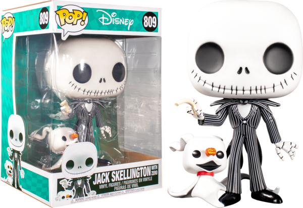 The Nightmare Before Christmas - Jack Skellington with Zero 10" Pop! Vinyl Figure