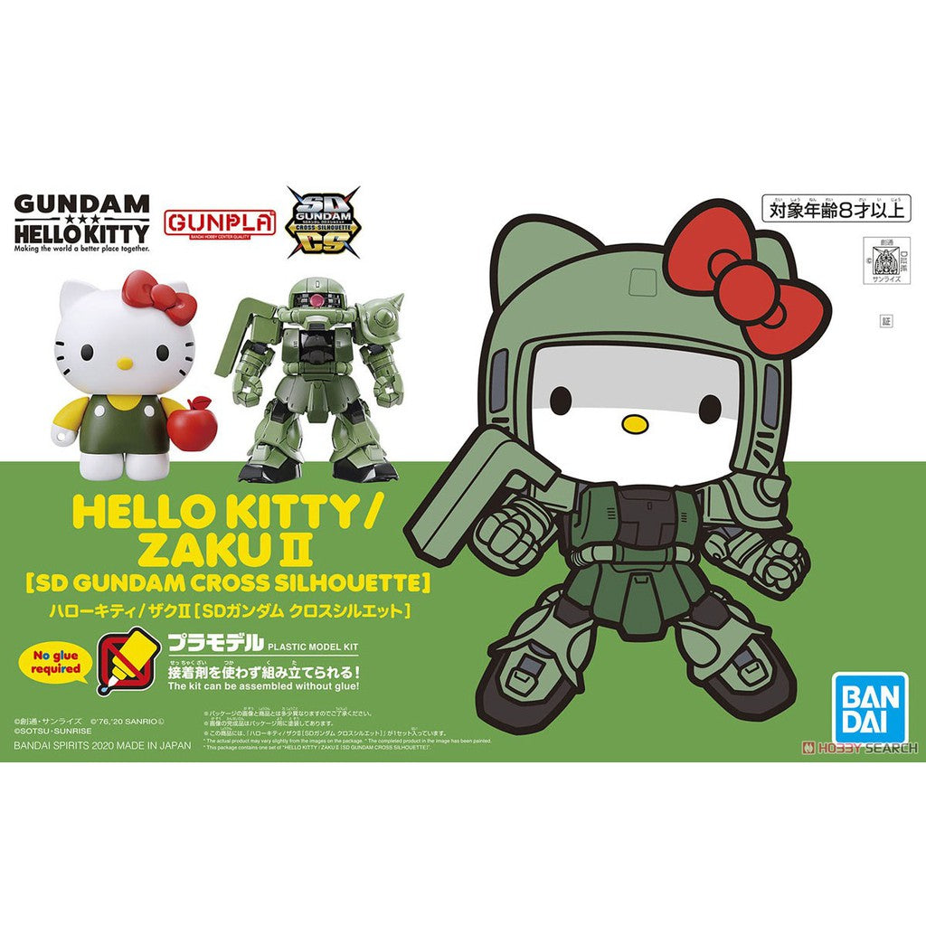 SD Gundam Hello Kitty Zaku II Model Kit Bandai