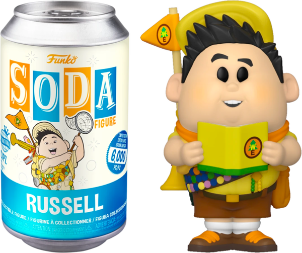 Up - Russel Vinyl SODA Figure in Collector Can