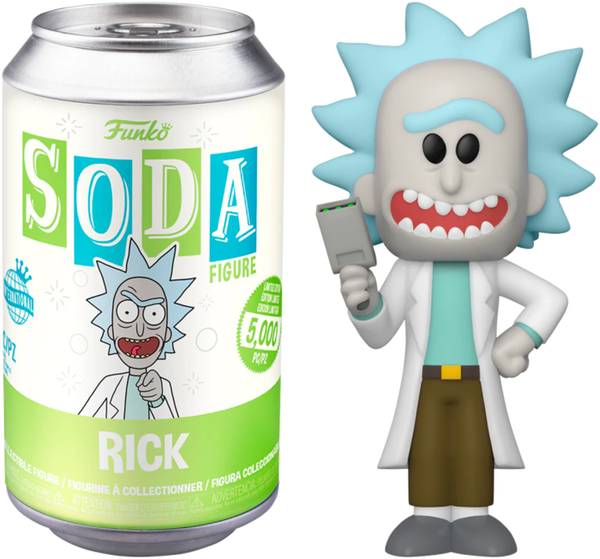 Rick and Morty - Rick Sanchez Vinyl SODA Figure in Collector Can