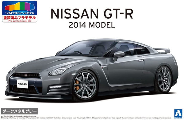 1/24 NISSAN R35 GT-R '14 Dark Metal Gray