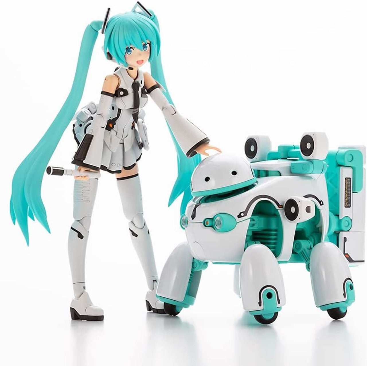 Frame Music Girl Hatsune Miku 'MARUTTOYS Ver.' w/Tamotu 'Miku Ver.' Plastic Model