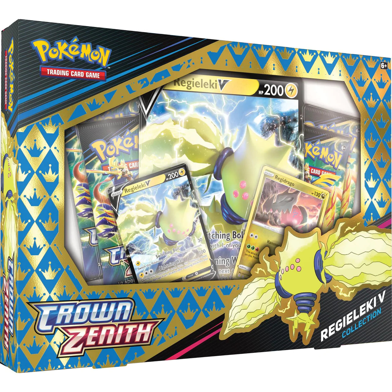 Pokemon TCG - Crown Zenith Regidrago/Regieleki V Box