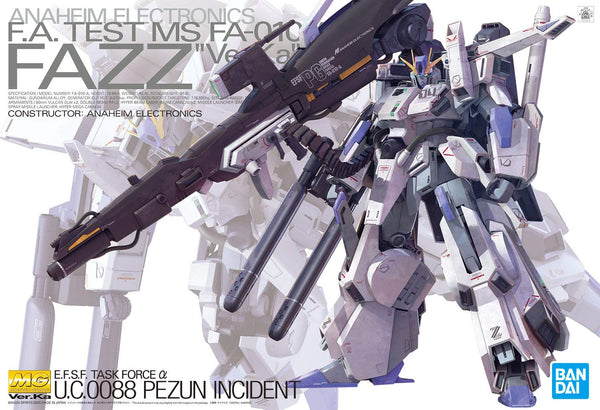 Bandai Spirits Gundam Sentinel FAZZ Ver. Ka MG Model Kit