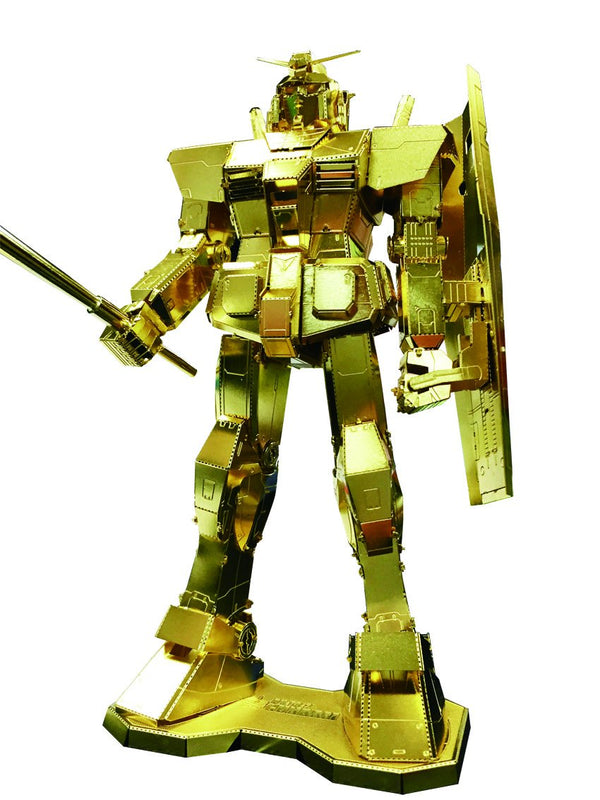 Metallic Nano Puzzle Premium Series Rx-78-2 Gundam Gold Model