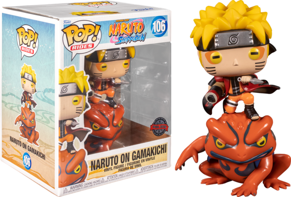 Naruto Shippuden - Naruto on Gamakichi Pop! Rides Vinyl Figure