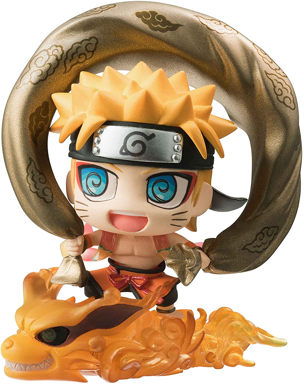 Naruto Petit Chara! Naruto (Fujin) & Sasuke (Raijin) Set