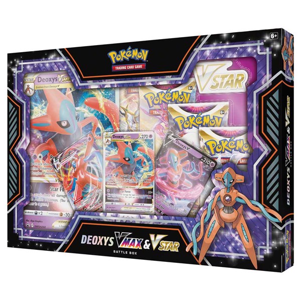 Pokemon Deoxys Vmax and Vstar Battle Box