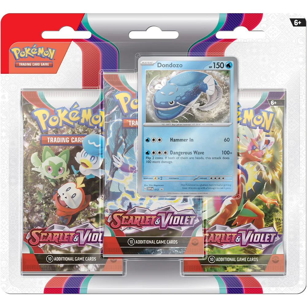 Pokemon - TCG - Scarlet & Violet 3-Booster Blister Pack (Assorted)