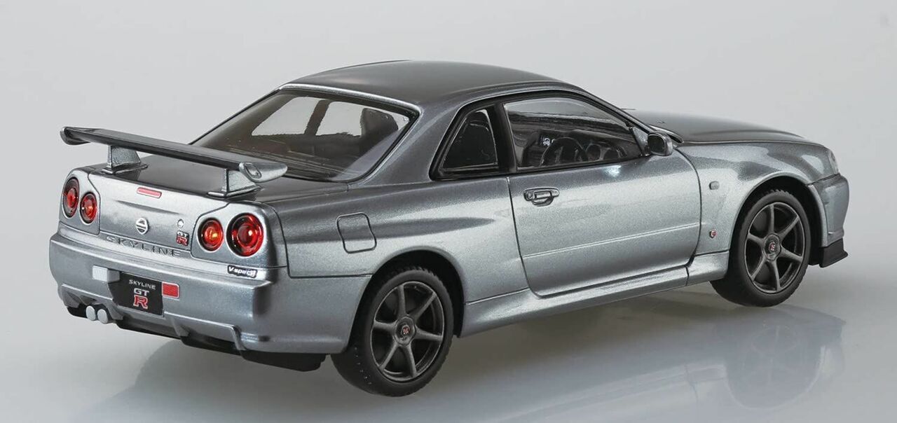 NISSAN BNR34 SKYLINE GT-R V spec II '00 Sparkling Silver