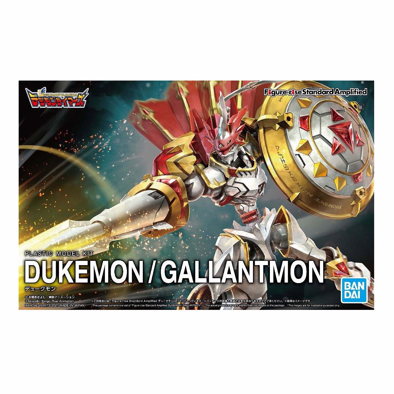 Digimon Dukemon Gallantmon Figure-Rise Standard Amplified Model Kit