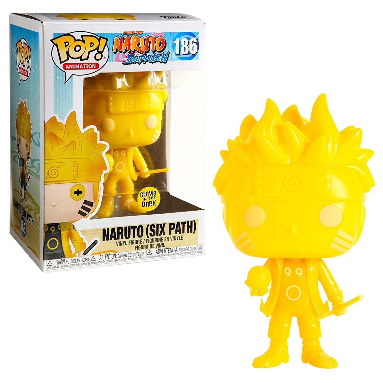 Naruto: Shippuden - Naruto Six Path Yellow Glow US Exclusive Pop! Vinyl [RS]