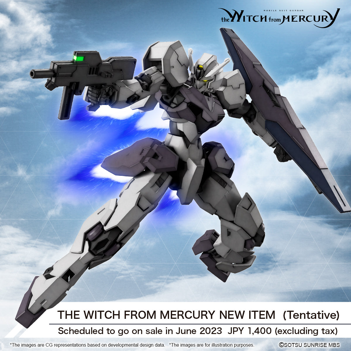 HG 1/144 Gundvolva (Gundam: The Witch from Mercury) model kit