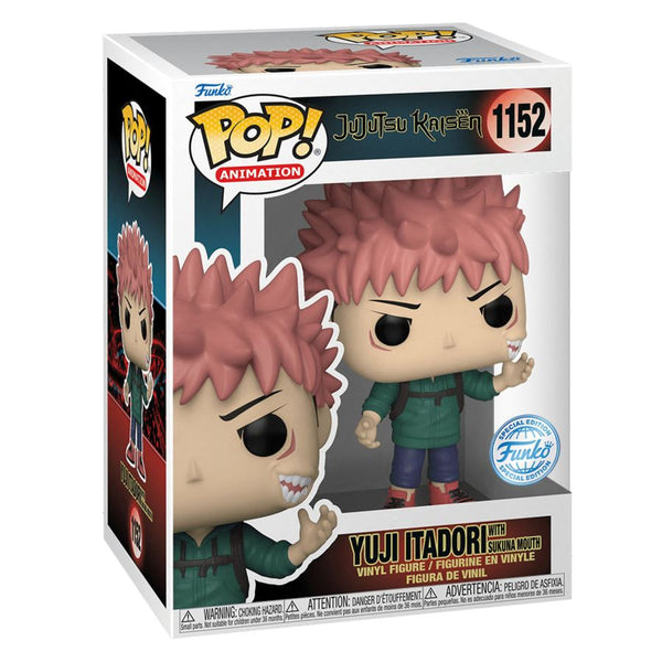 Jujutsu Kaisen - Itadori (Sukana Mouth) US Exclusive Pop! Vinyl [RS]