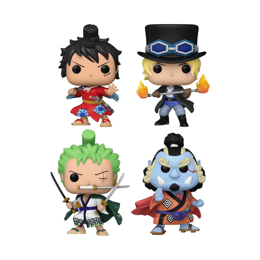 One Piece - Series 4 US Exclusive Pop! Vinyl 4-Pack [RS]