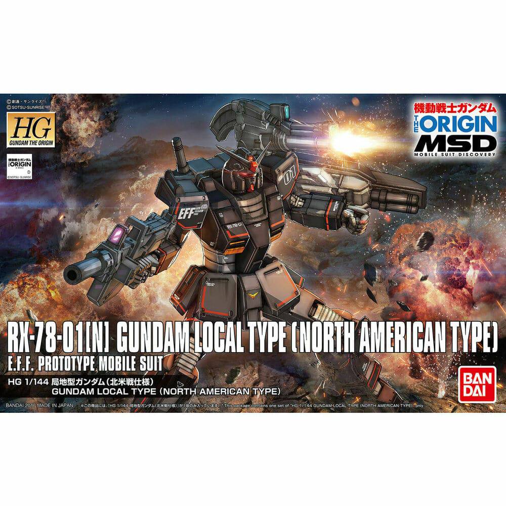 Bandai HG 1/144 GUNDAM LOCAL TYPE (NORTH AMERICAN TYPE)