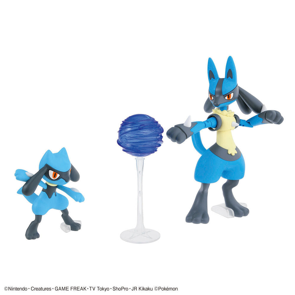 Pokemon Riolu and Lucario Model Kit