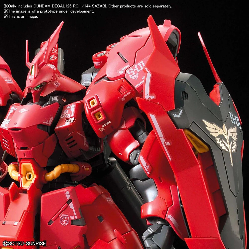 Gundam Decal 126 RG 1/144 Sazabi