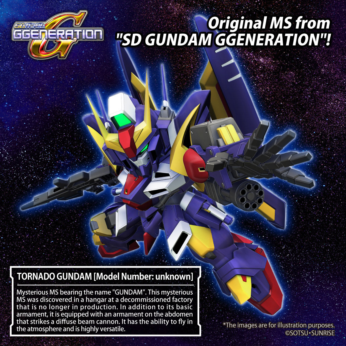 SD GUNDAM CROSS SILHOUETTE TORNADO GUNDAM