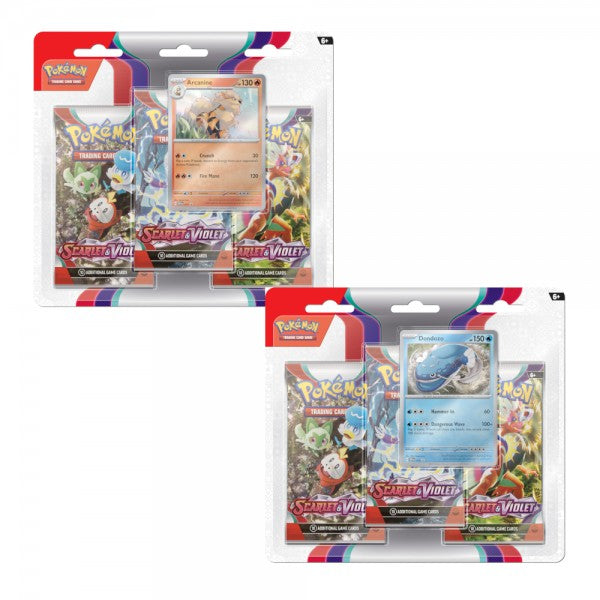 Pokemon - TCG - Scarlet & Violet 3-Booster Blister Pack (Assorted)