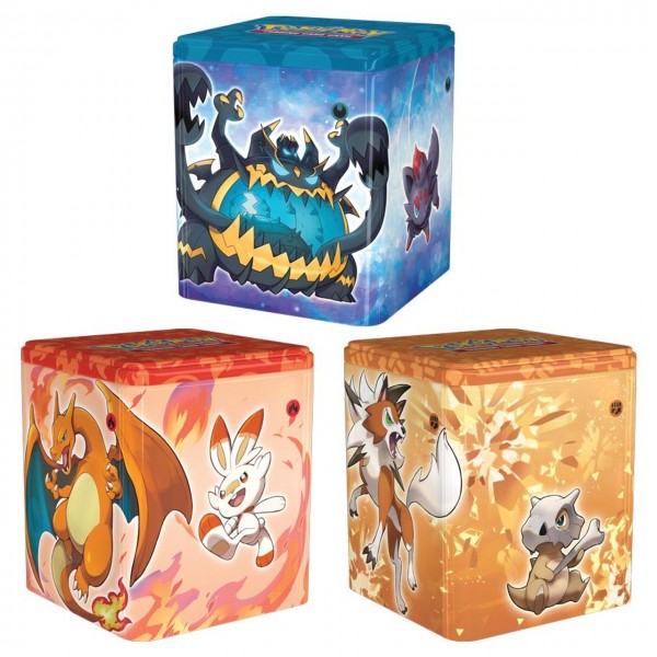 Pokemon TCG Stacking Tin Fighting/Fire/Darkness