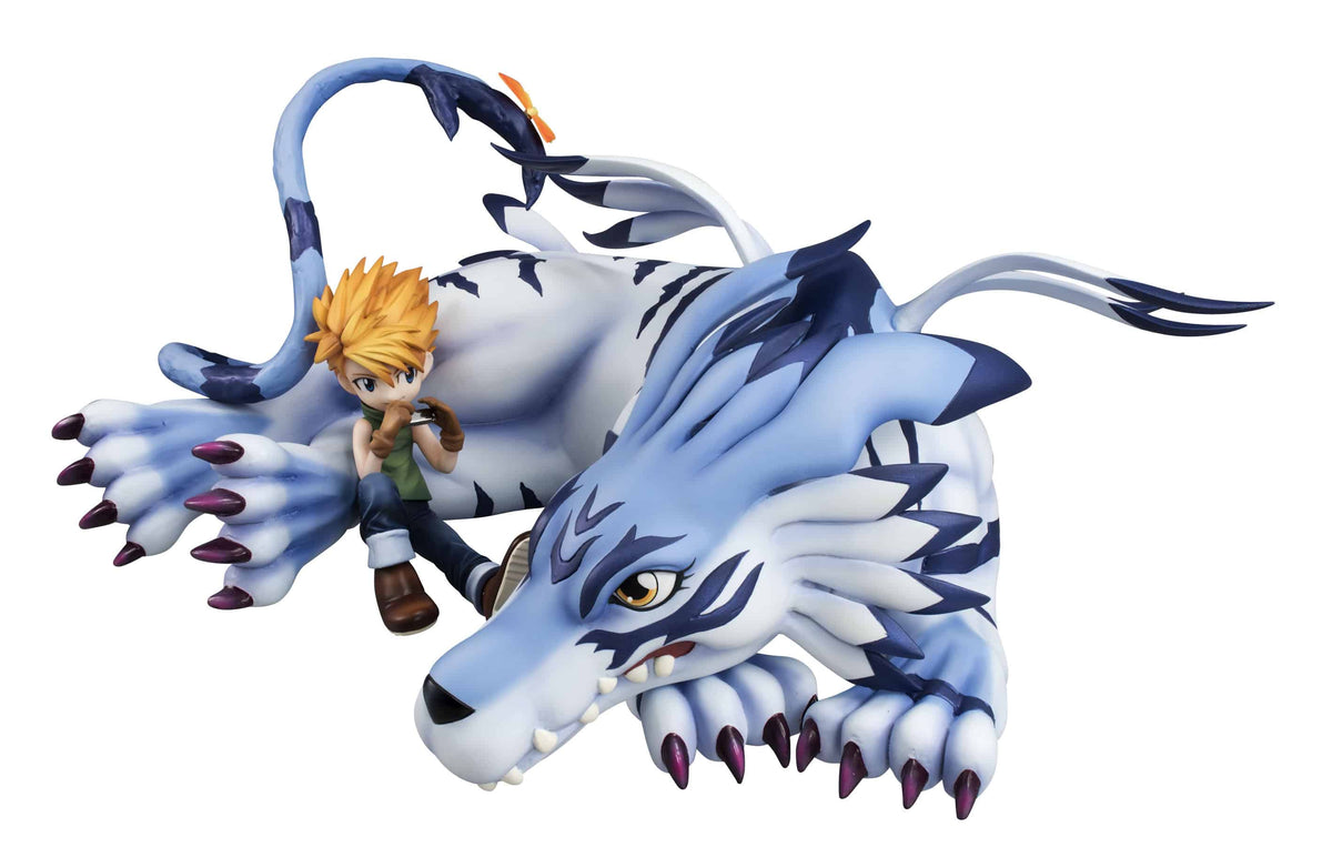 Megahouse G.e.m. Digimon Adventure Garurumon & Ishida Yamato Matt Pvc ...