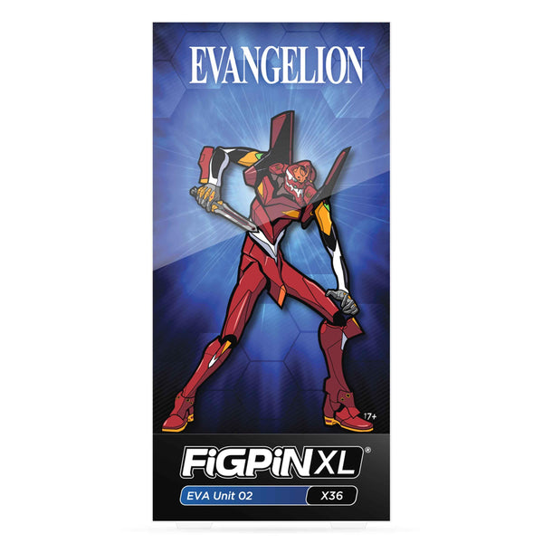 Neon Genesis Evangelion EVA Unit 02 FiGPiN XL Enamel Pin