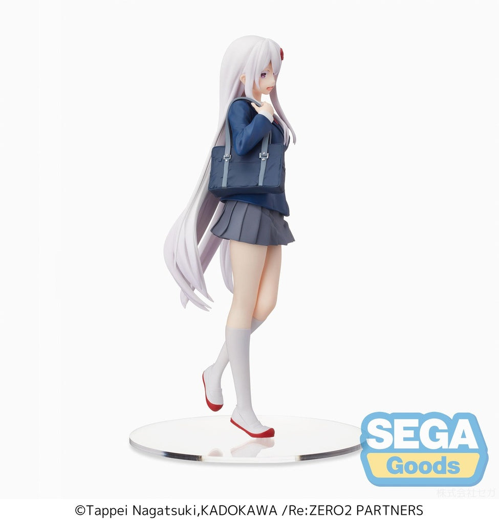 Re Zero Figure Echidna School Uniform Ver. SEGA