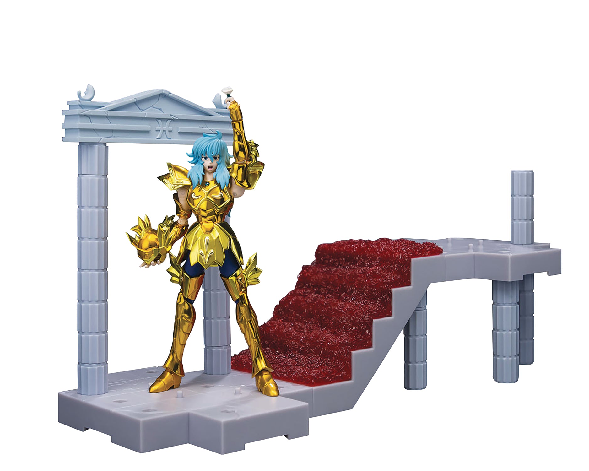 SAINT SEIYA - D.D.PANORAMATION BLOOMING ROSES TWIN FISH PISCES APHRODITE FIGURE