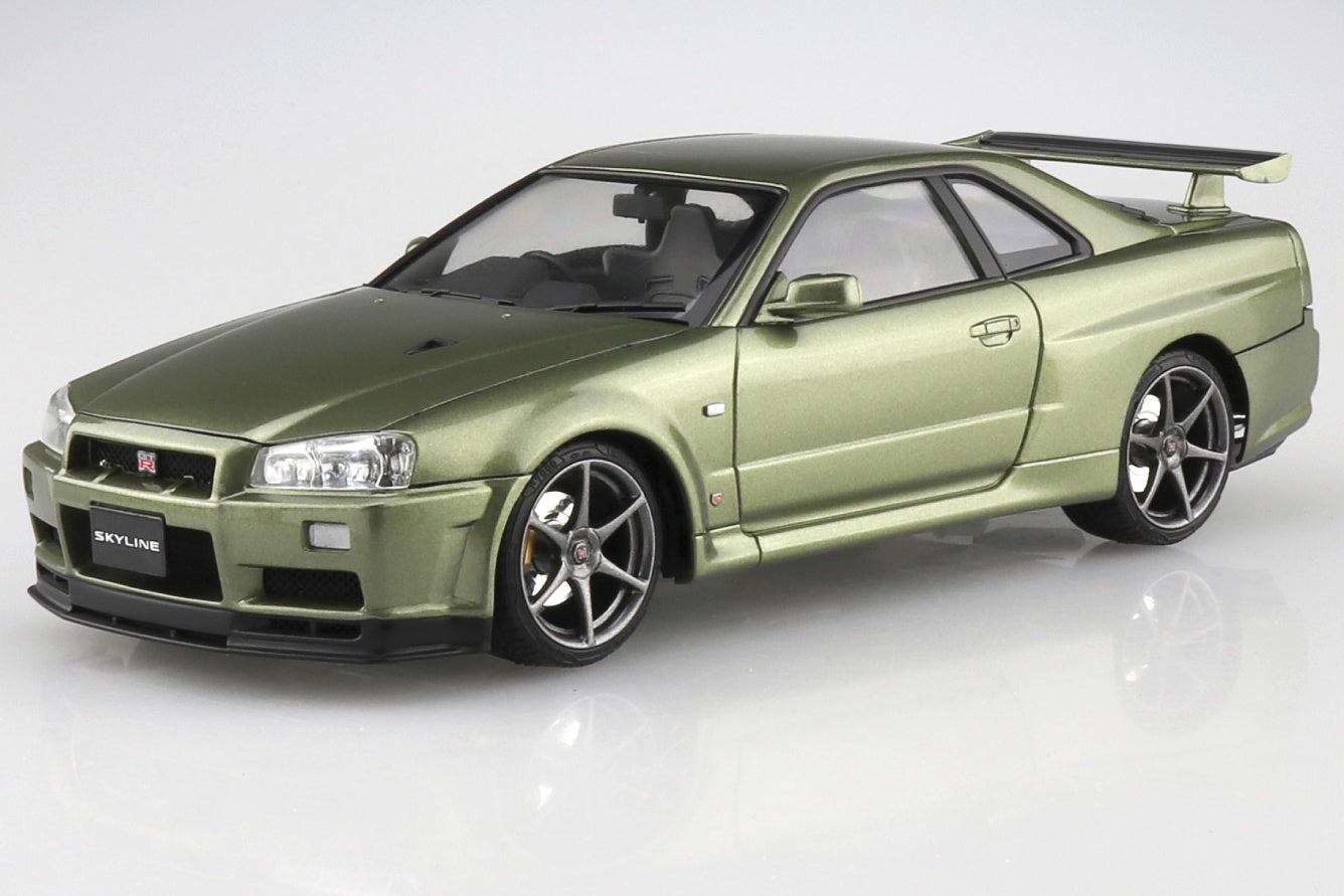 NISSAN BNR34 SKYLINE GT-R V spec II Nur '00 Millennium Jade