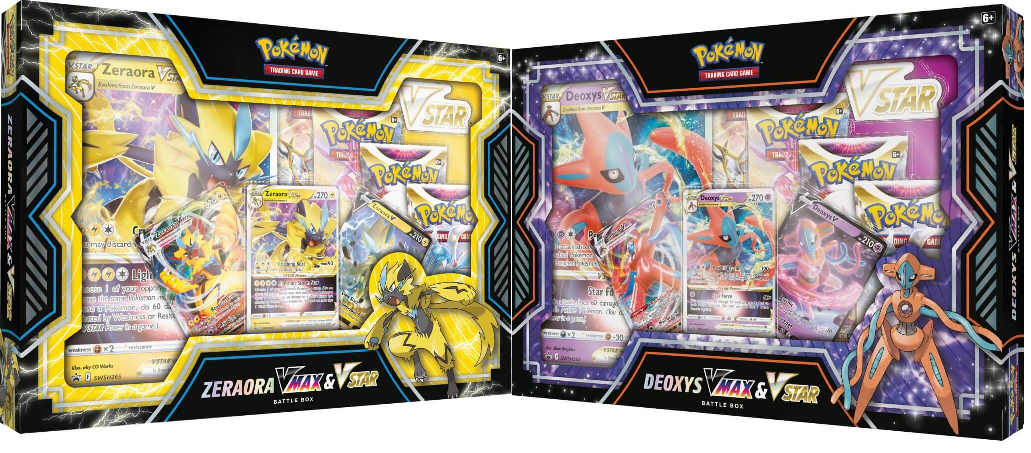 Pokemon Deoxys Vmax and Vstar Battle Box