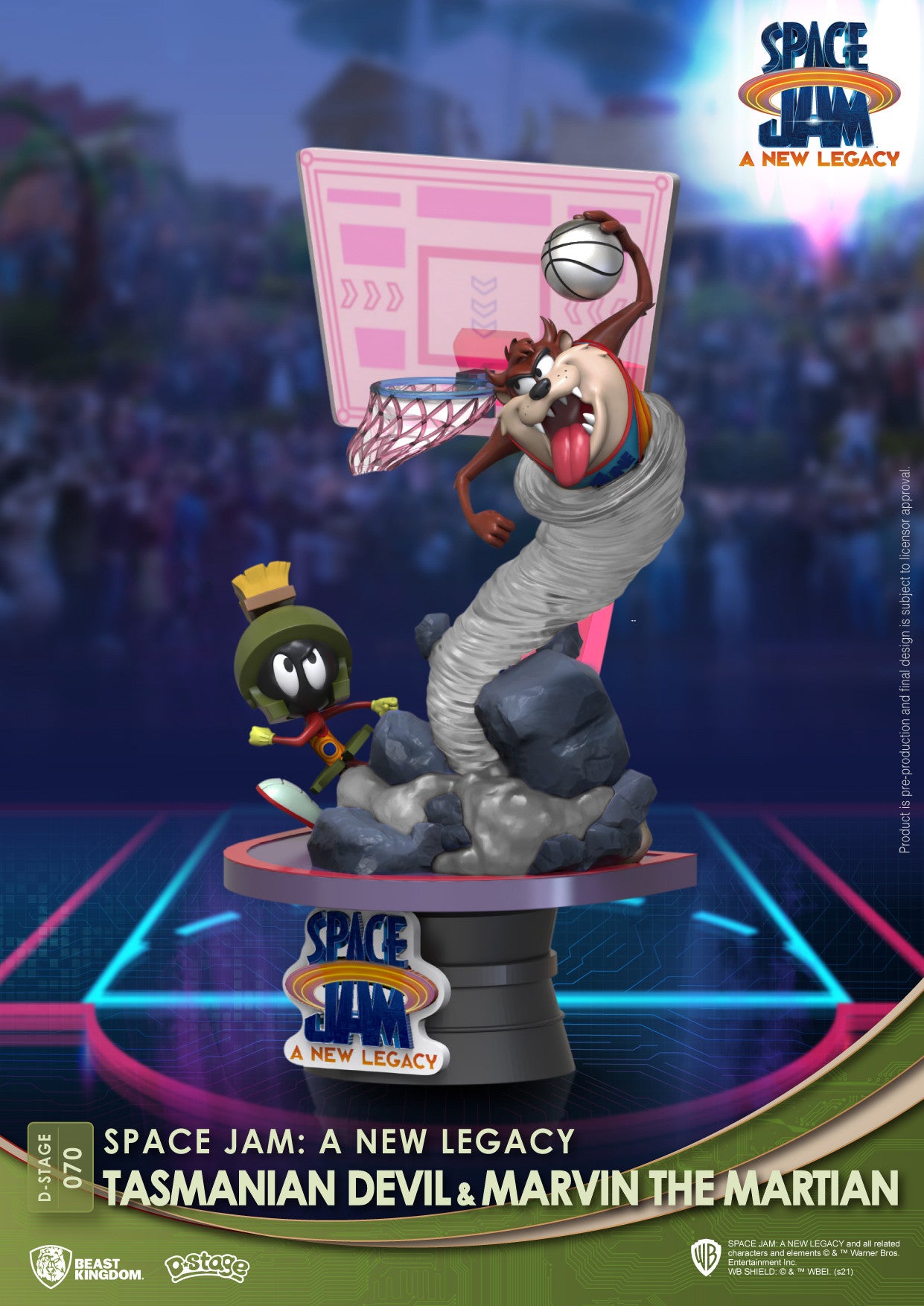Beast Kingdom D Stage Space Jam a New Legacy Tasmanian Devil & Marvin the Martian