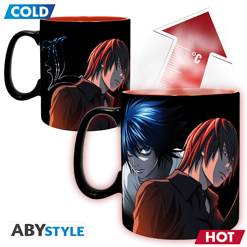 Death Note Coffee Mug Heat Change Kira & Ryuk 460 ml