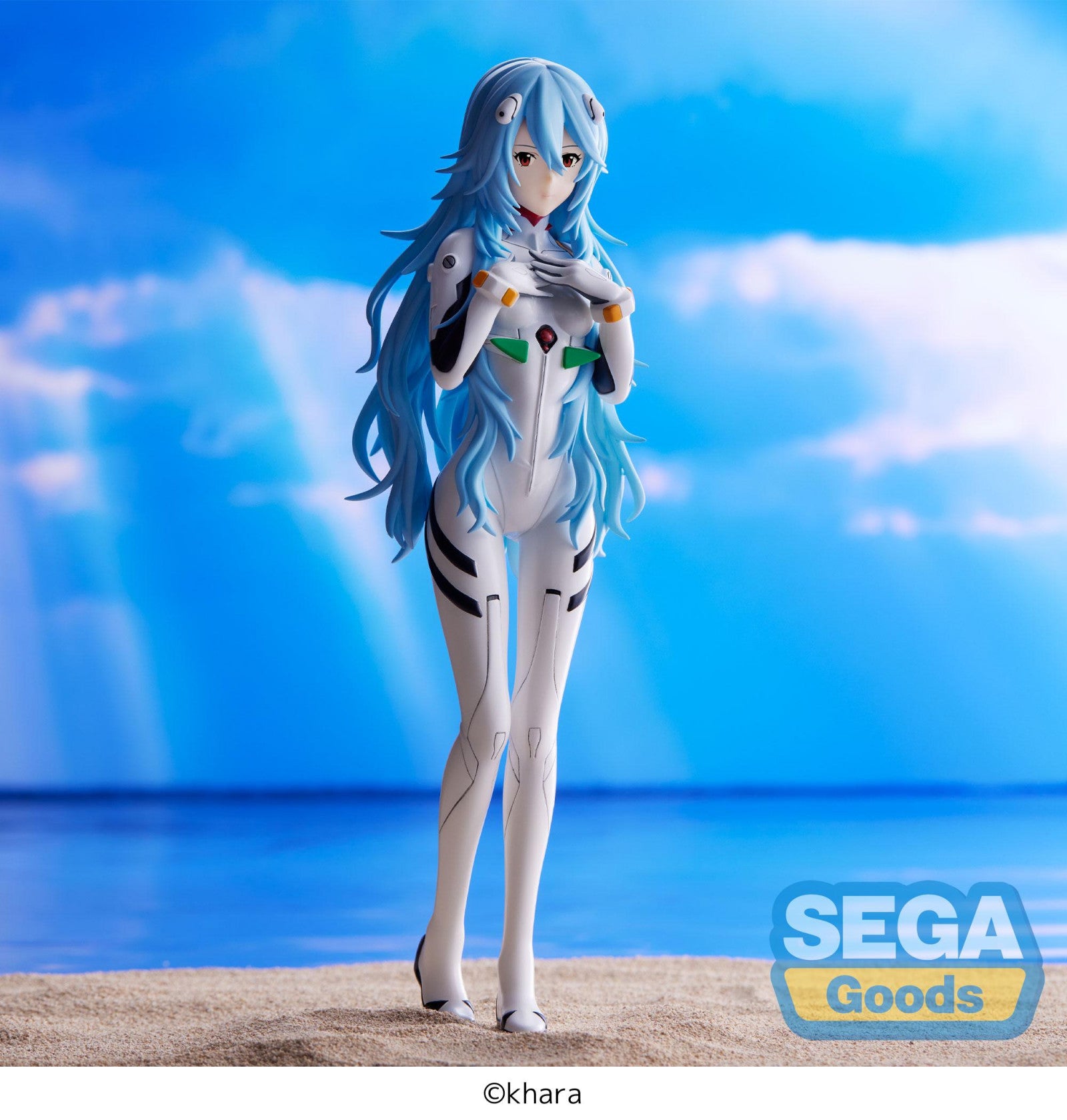 Evangelion 3.0 + 1.0 Thrice Upon a Time SPM Figure Rei Ayanami Long Hair Version