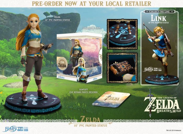 The Legend of Zelda: Breath of the Wild - Princess Zelda 9” PVC Statue (Standard)