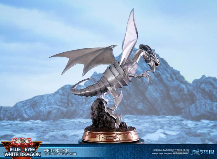 Yu-Gi-Oh! - Blue Eyes White Dragon White Edition 14” PVC Statue