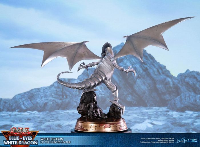 Yu-Gi-Oh! - Blue Eyes White Dragon White Edition 14” PVC Statue