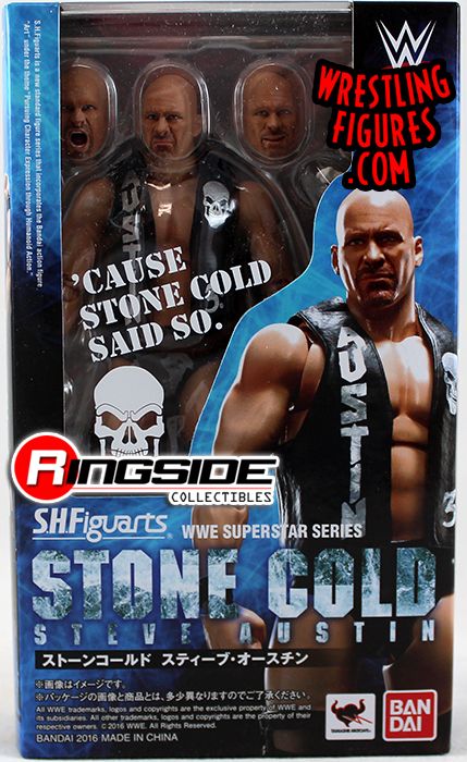 WWE Wrestling S.H. Figuarts Stone Cold Steve Austin Action Figure