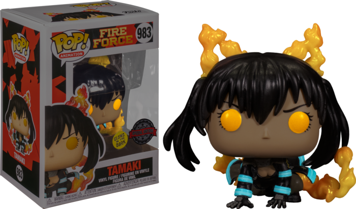 Fire Force - Tamaki with Fire Glow in the Dark Pop! Vinyl Figure