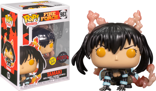 Fire Force - Tamaki with Fire Glow in the Dark Pop! Vinyl Figure