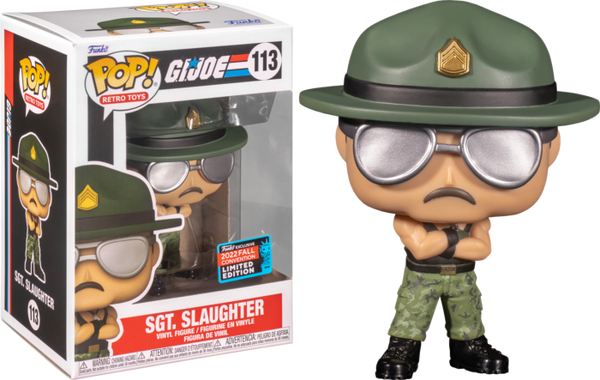 G.I. Joe - Sgt Slaughter Pop! NY22 RS