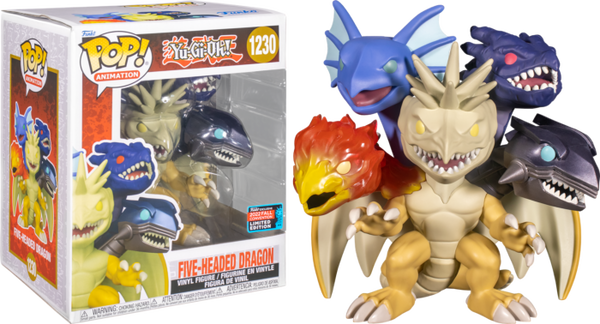 Yu-Gi-Oh! - Five-Headed Dragon 6" Super-Sized Pop! Vinyl Figure (2022 Fall Convention Exclusive)