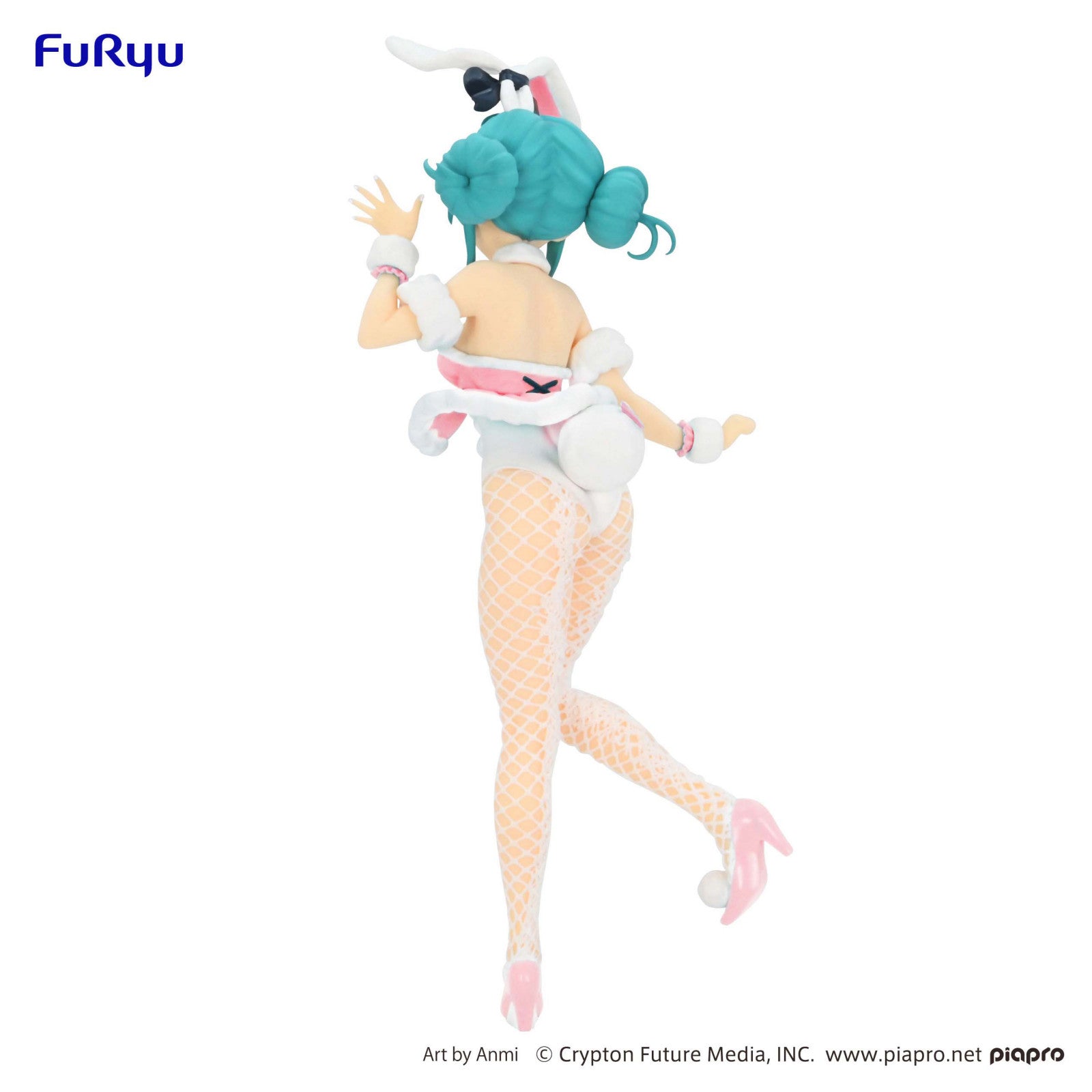 Vocaloid Characters: BICUTE BUNNIES - Hatsune Miku White Rabbit Figure (Baby Pink Version)