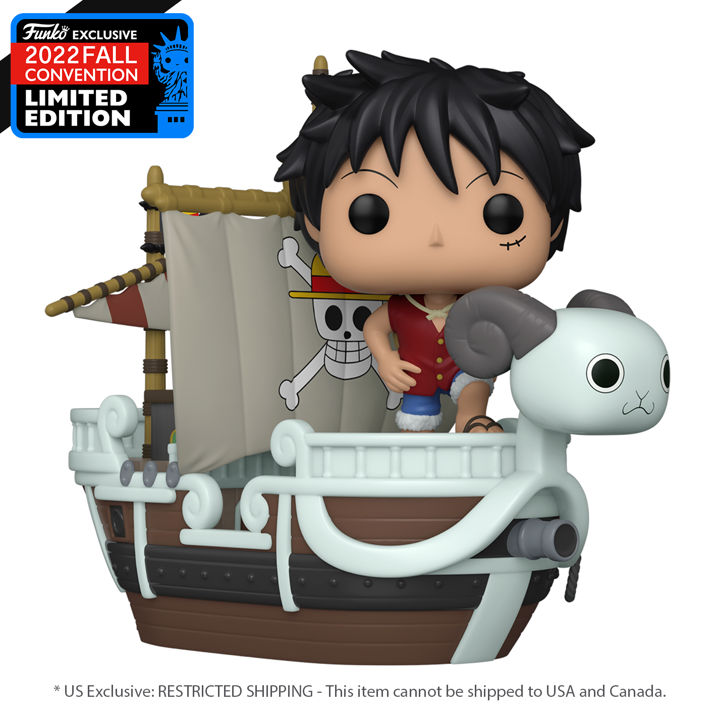One Piece - Luffy w/Going Merry Pop! Ride New York Comic Con 2022 [RS]