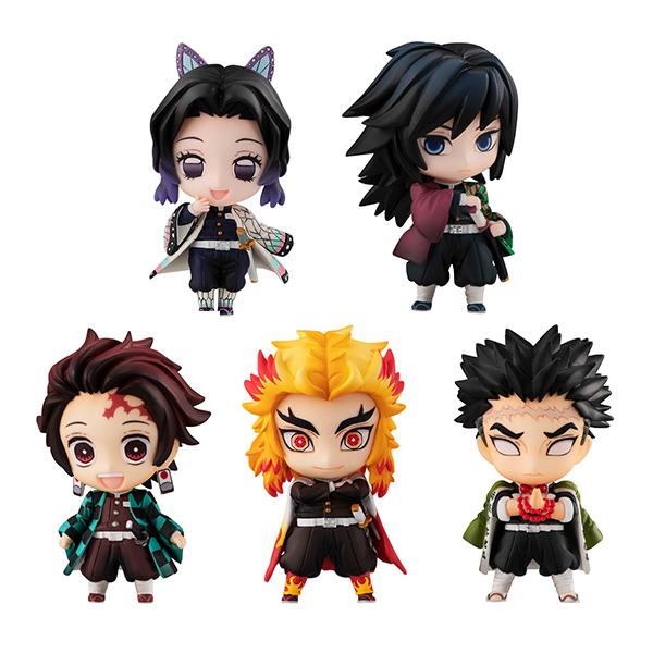 Demon Slayer Tanjiro & the HASHIRAs Mascot set A