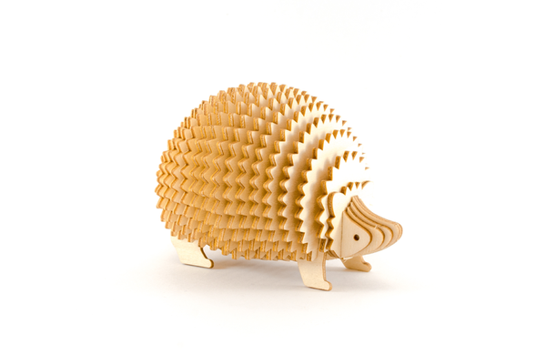 Hedgehog Memo Stand Puzzle - Ki Gu Mi - Wooden Art