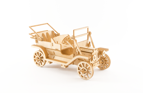 Classic Car Puzzle - Ki Gu Mi - Wooden Art