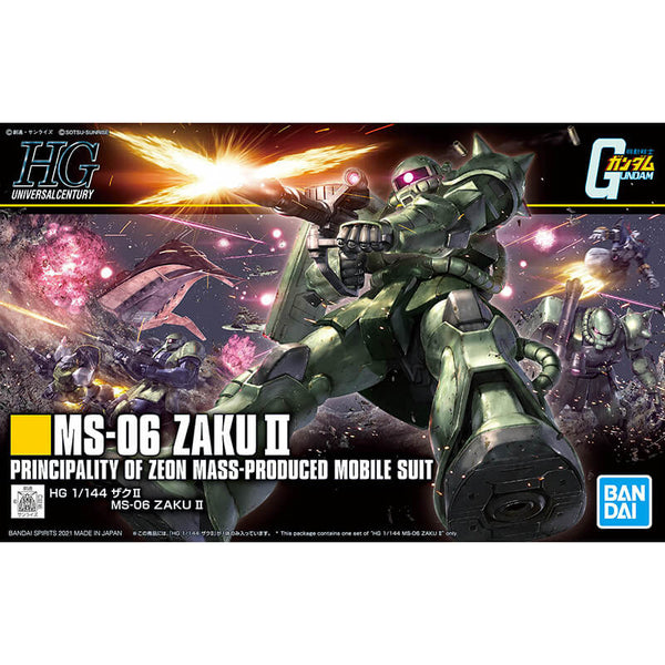 Model Kit: HGUC 1/144 MS-06 Zaku II